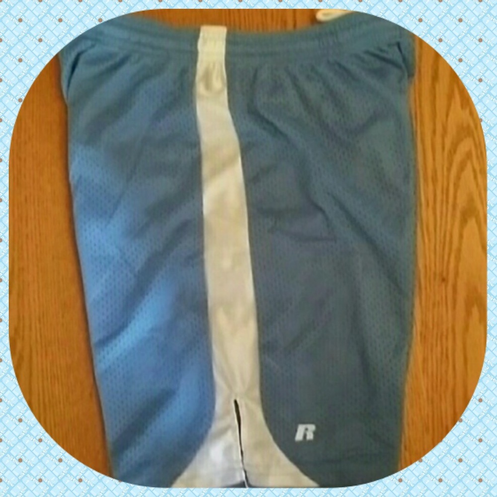 NEW Women's Light Blue Mesh Shorts sz sml